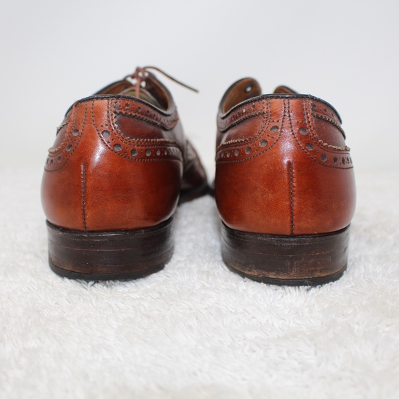 Footjoy Classics Brown Leather Brogue Wingtip 9.5 - Picture 5 of 8